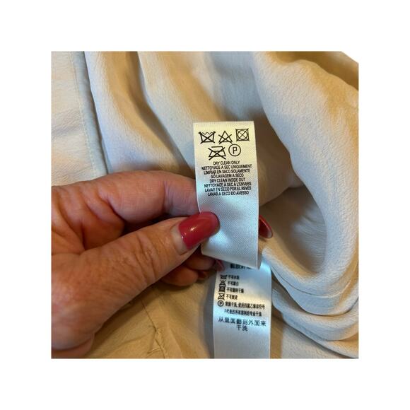 French Connection Champagne Beaded Dress - Size 6 - Picture 14 of 16